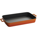 5.25QT Cuisinière en fonte d&#39;aluminium / Lasagna avec poignée en boucle